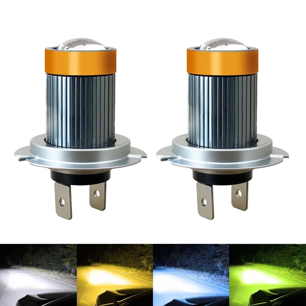 T5 Lente H7 Lampadina per fari a LED H11 Faro H8 H9 9005 HB3 9006 HB4 CSP 8000K 6000K 3000K Verde Giallo Fendinebbia per auto 12V