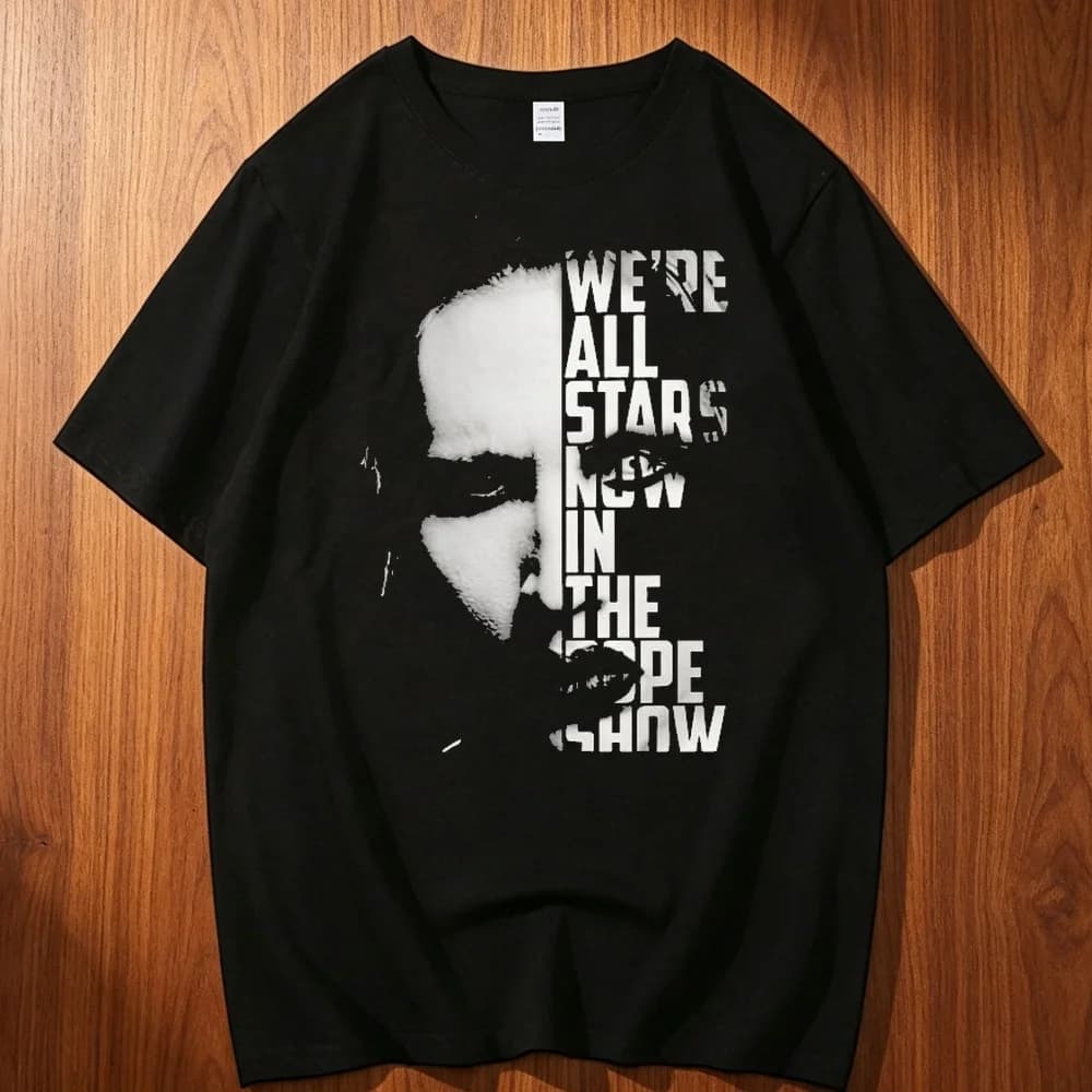 Marilyn Manson cotton tshirt teen Colorful Trendy Pop Culture Grunge shirt Psychedelic 2000s aesthetic Graphic Pastel University