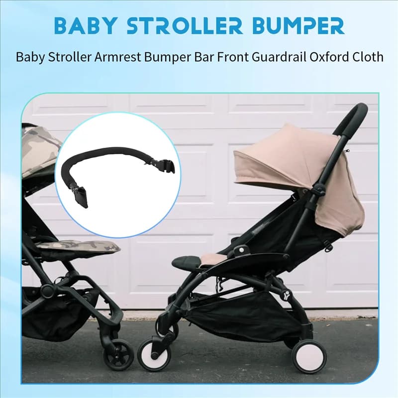 ABXE-Baby Passeggino Bracciolo Barra Paraurti Guardrail Anteriore Baby Bracciolo Anteriore Recinzione Manubrio Panno Oxford Carrozzina Passeggino Per Yoyo