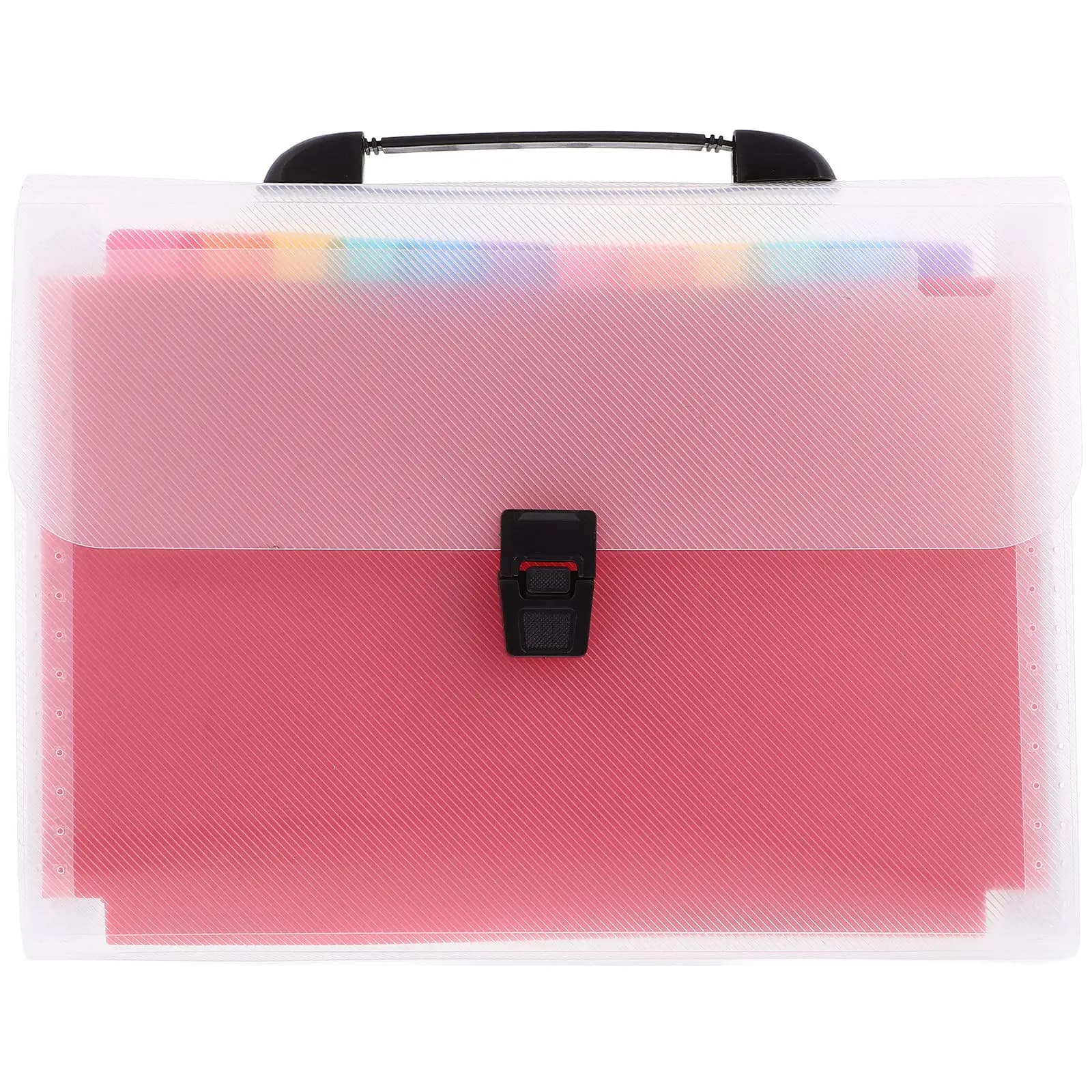 Cartella Portadocumenti in PVC Espandibile, Organizzatore per Ufficio Portatile Multistrato, Porta Ricevute, Organizzatore per Documenti