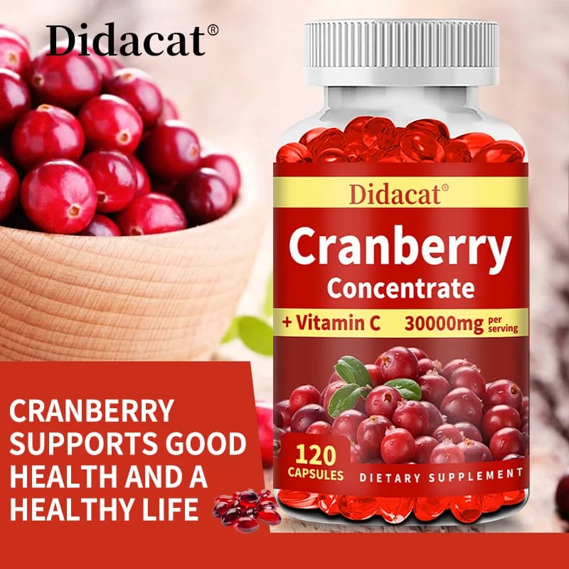 Red Blueberry Extract Capsules – Supports kidney filtration function, bladder health, immune and antioxidant purification