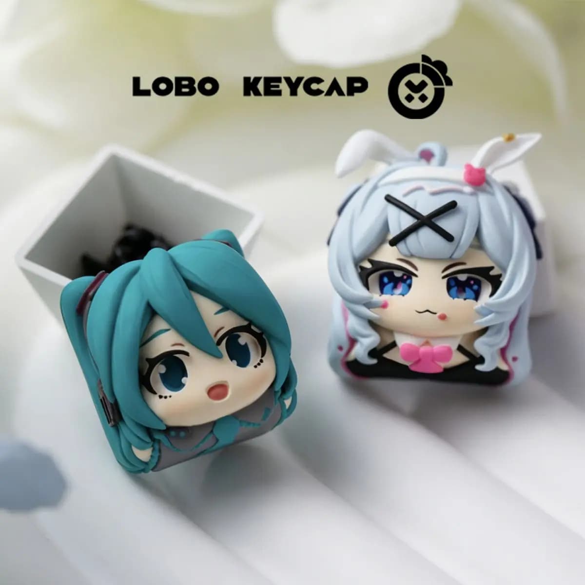 Keycap Singolo in Resina Personalizzato Anime Shugo Chara Hatsune Miku Q Version, Hinamori Amu, Utau per Tastiera Meccanica