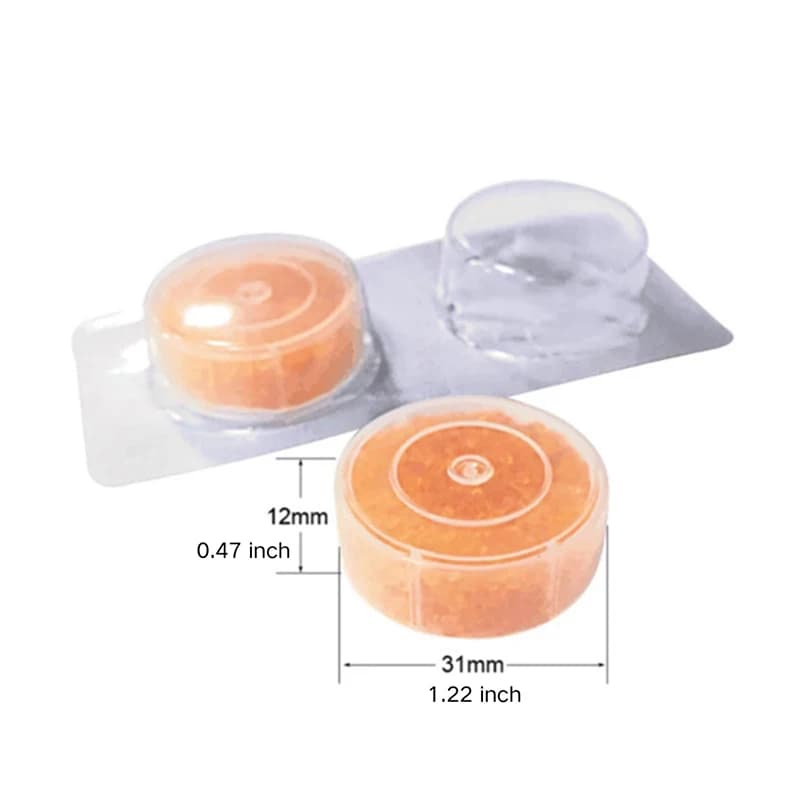 2Pcs/Plate Hearing Aid Drying Capsules Desiccant Dehumidifier Dryer Hearing Aid Drying Capsules Hearing Aid Cochlear Accessories