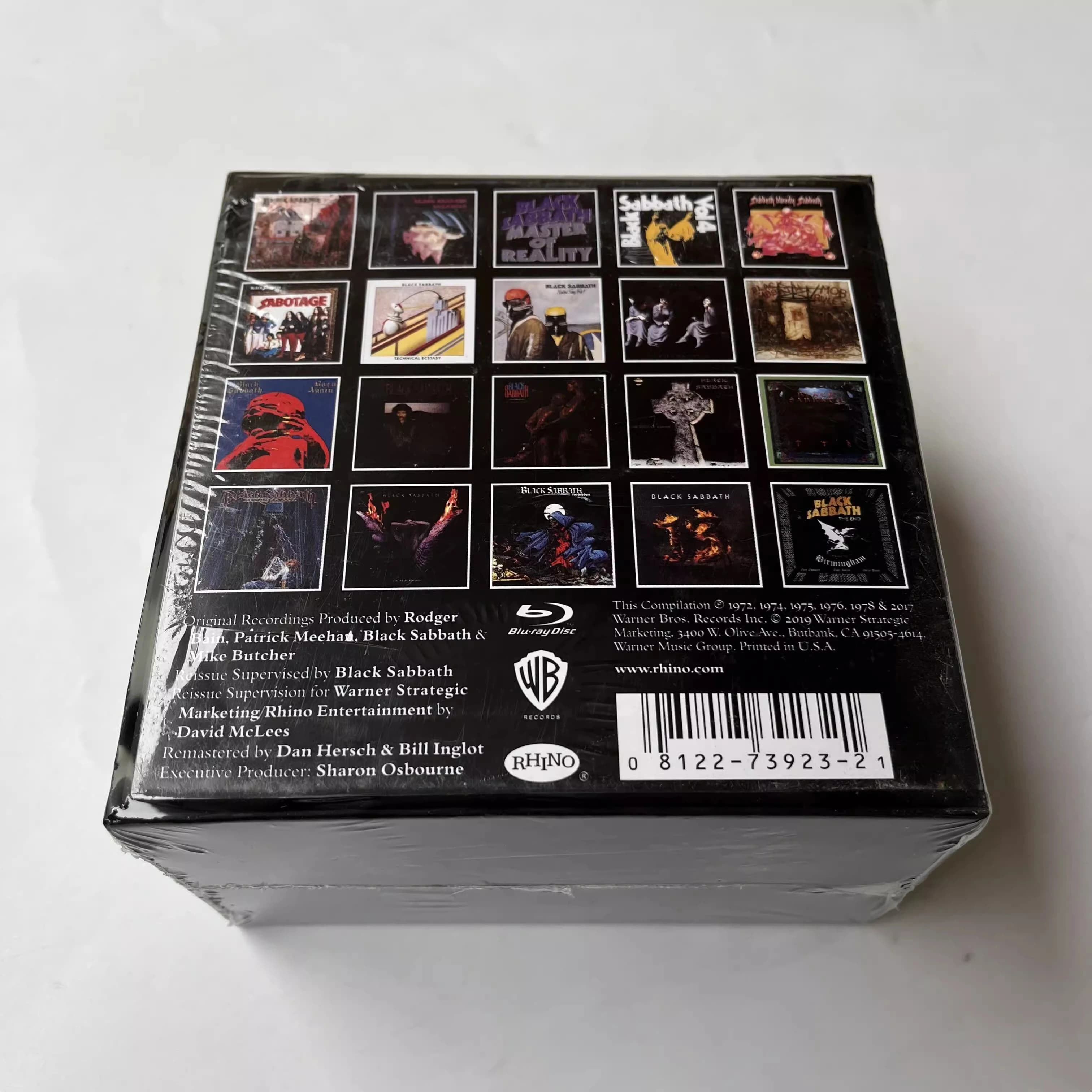 Heavy metal Rock Ozzy Osbourne CD musicale Scatola nera L'album completo originale 22 pezzi di registrazione musicale + BD Cosplay Soundtracks Box regalo