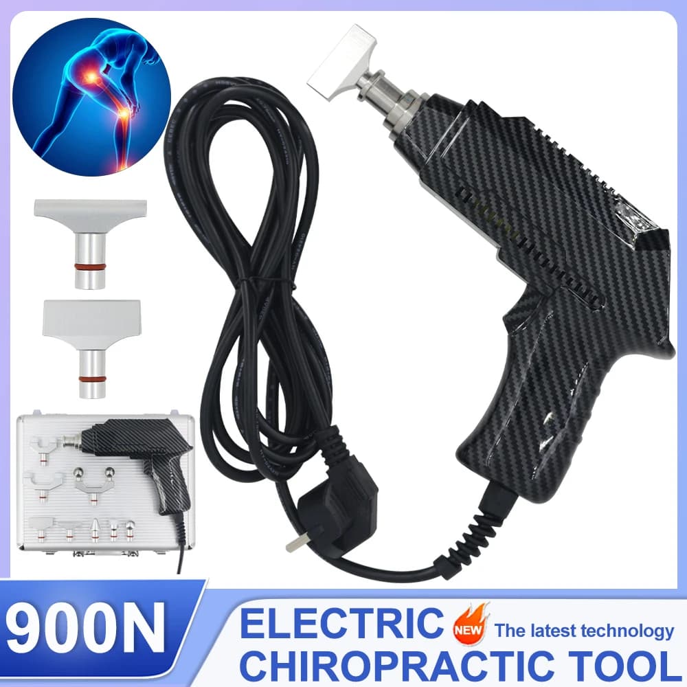 Electric Correction Gun Adjustable Massage for Portable Spine Impulse cervical massager for spine 900N Chiropractic adjustment tools