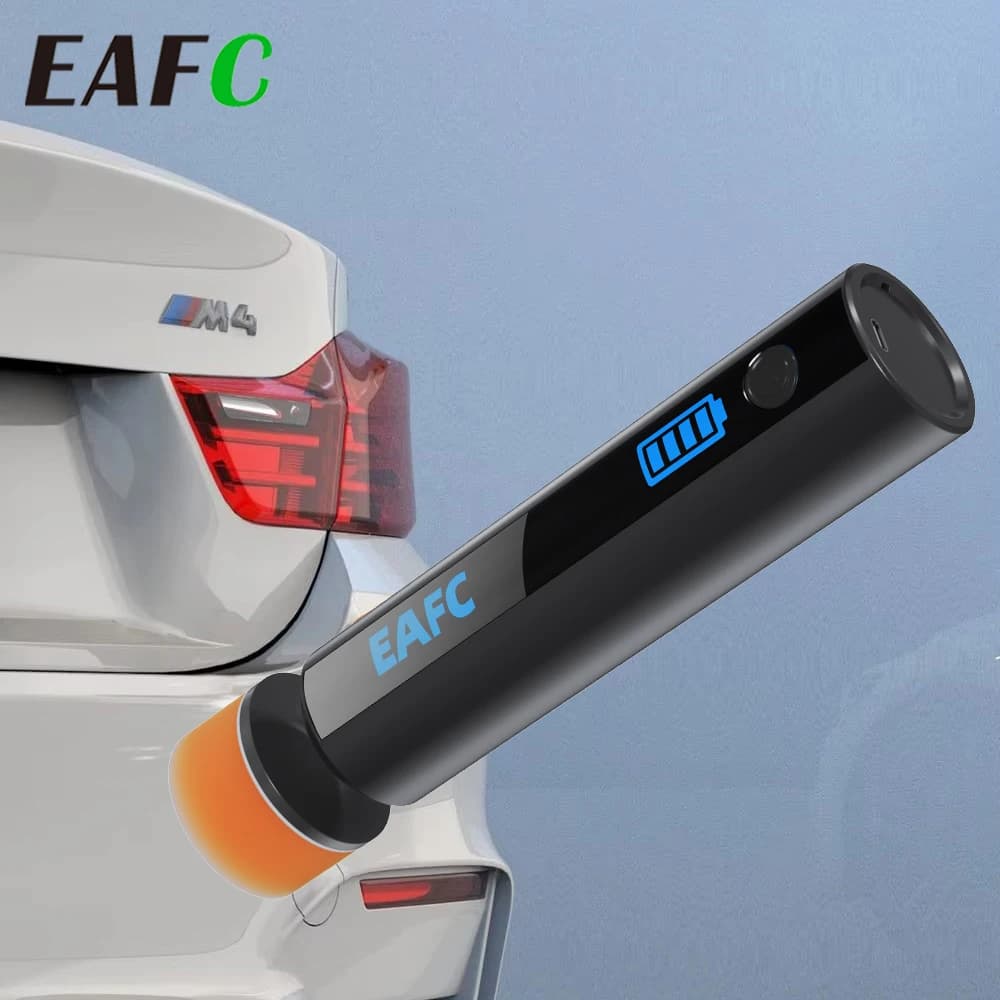 EAFC Levigatrice per lucidatura per ceratura per auto Riparazione antigraffio per vernice per auto wireless per più dettagli o lucidatura degli angoli