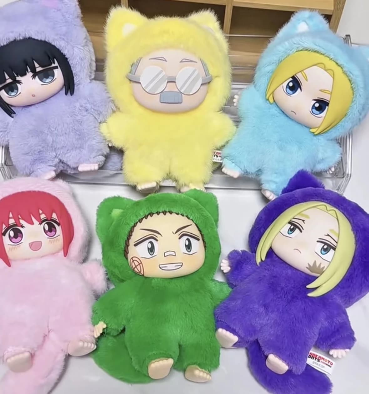 Nuovo Eaki 100% Autentico Sakamoto Days Cat Paradise Party Series Blind Box Peluche Anime Periferico Collezione Pandent per i Fan