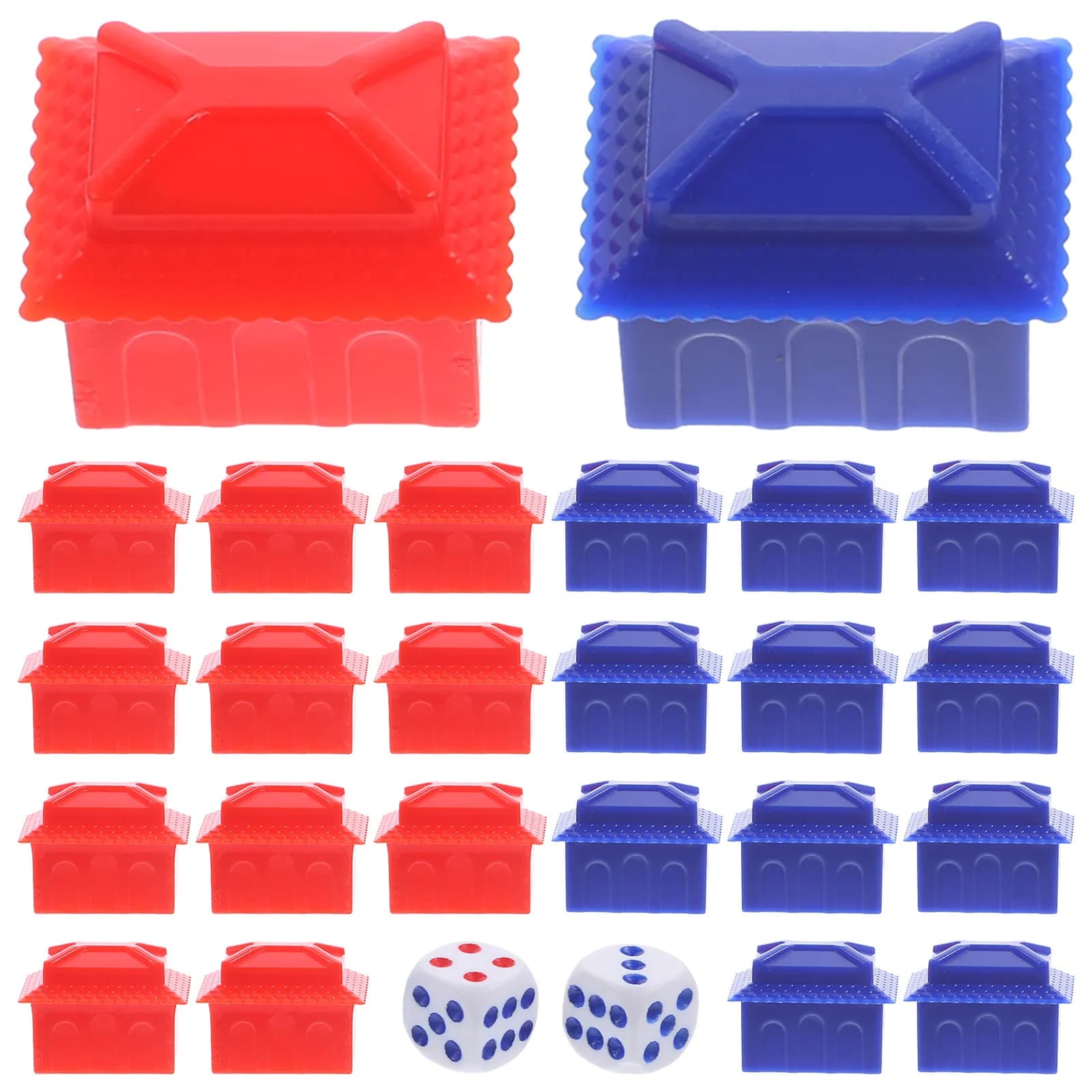Set di Pezzi per Giochi da Tavolo, Accessori di Ricambio in Plastica per Scacchi, per Adulti e Adolescenti, Allenamento Logico