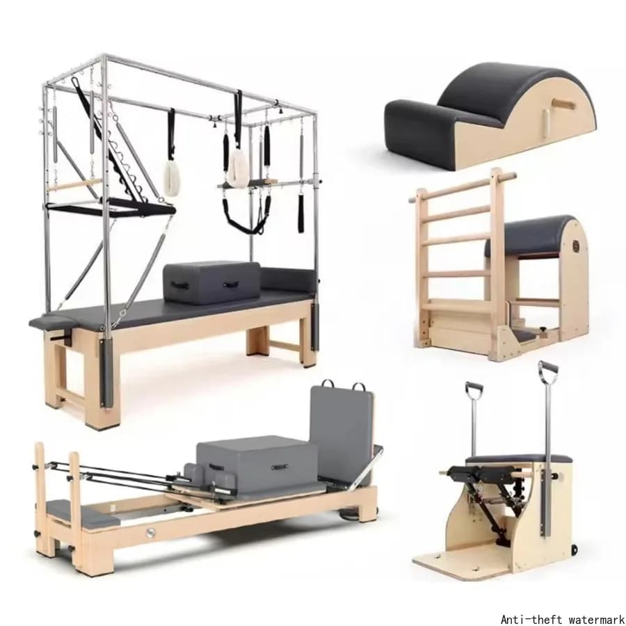 2026 Bestseller: Letto Pilates Reformer Versatile in Alluminio e Legno per Donna, per Studio Yoga, Pilates, Esercizi a Casa e Fitness