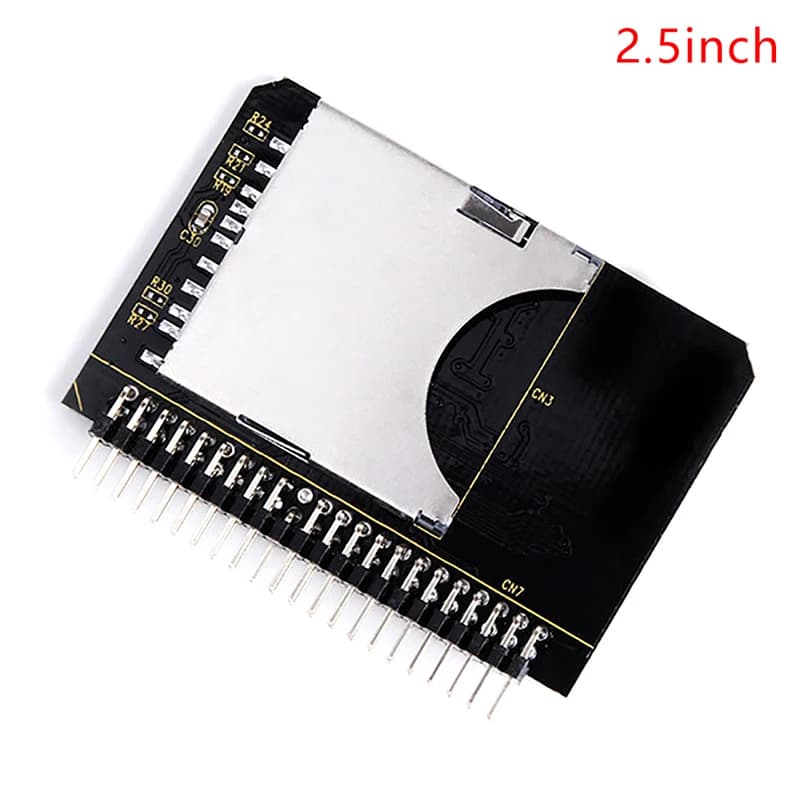 SD Card to 2.5 Inch IDE Adapter Memory Card Converter to Laptop HDD 44 Pin Male Port 44 Pin Adapter SD 3.0 Converter