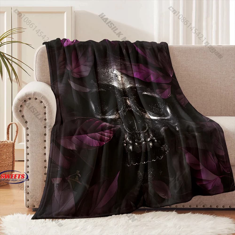Elegante coperta con motivo floreale, diverse misure, per cameretta bambini e adulti, soggiorno, divano, coperta decorativa, regalo raffinato