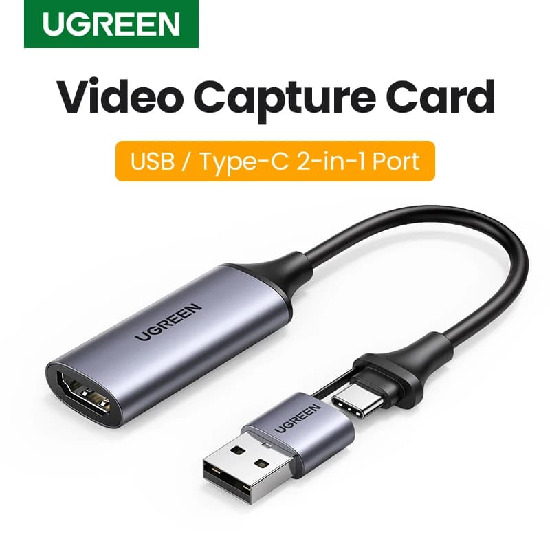 Incize nuova scheda di acquisizione Video ugreen 4K HDMI a USB/USB-C HDMI Video Grabber Box per PC Computer Camera Live Stream Record Meeting