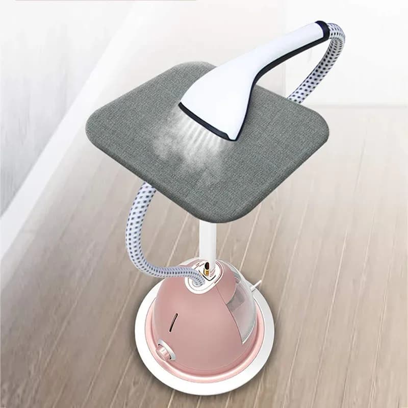 Vaporizzatore per indumenti da 2000 W Potente vaporizzatore per vestiti con spazzola in tessuto Macchina a vapore sospesa per rimozione rughe in tessuto per abbigliamento