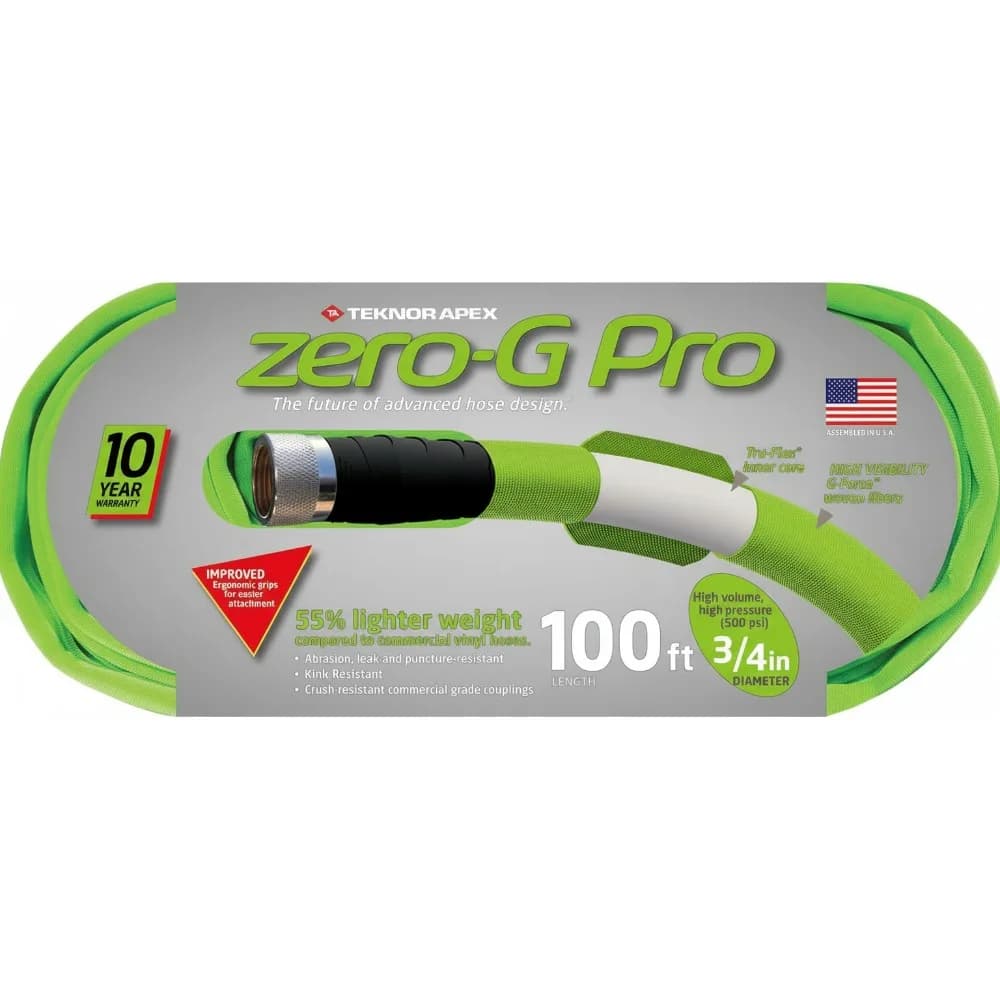 Light, ultra-less, fold-resistant, 3/4" x 100', green, easy to use for home gardeners
