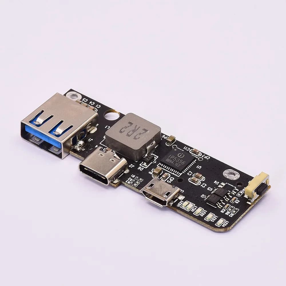 DC 5V 9V 12V USB Tipo-c QC PD 3.0 3.7V 18650 Batteria agli ioni di litio Scheda di ricarica rapida Modulo caricabatterie rapido FAI DA TE Accumulatori e caricabatterie di riserva telefono