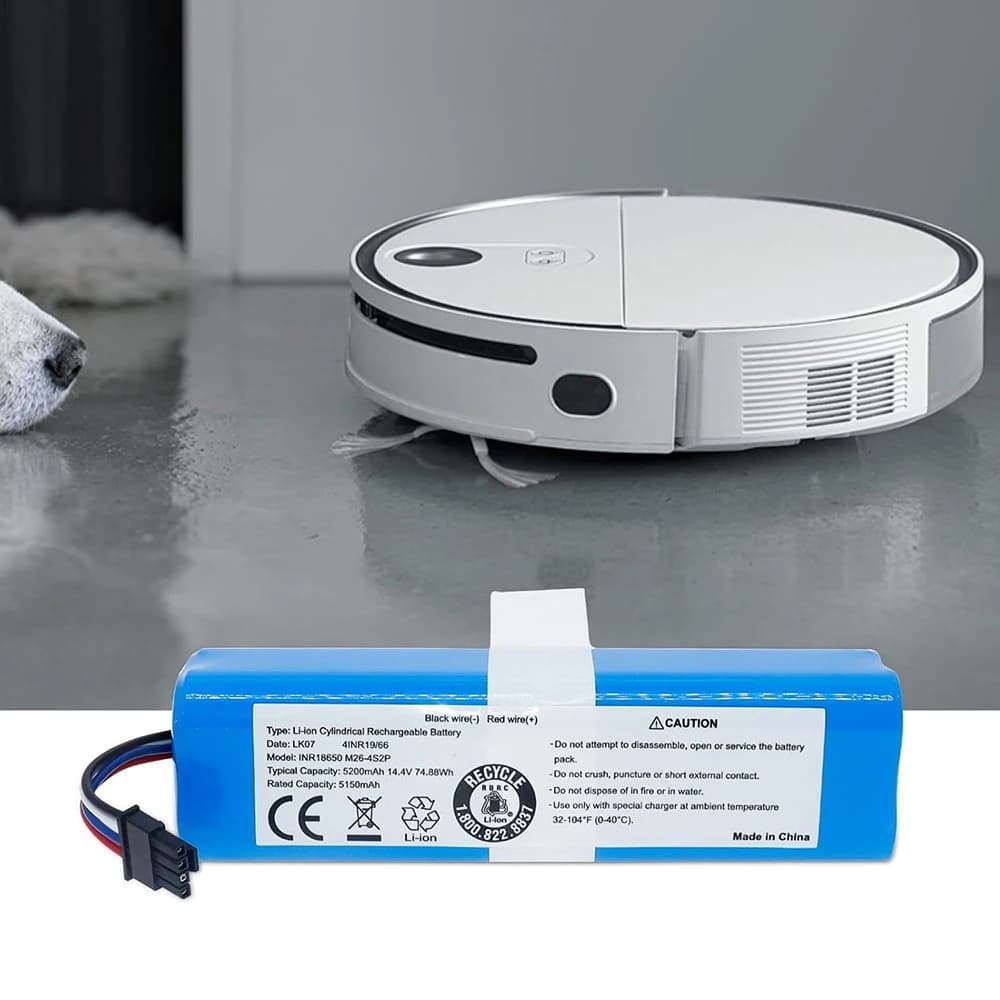 Li-ion 14.4V 14.8V Replacement Battery 5200mAh for Eufy Robovac L70 Hybrid L10 T2190 T2190G21 Vacuum Cleaner Parts