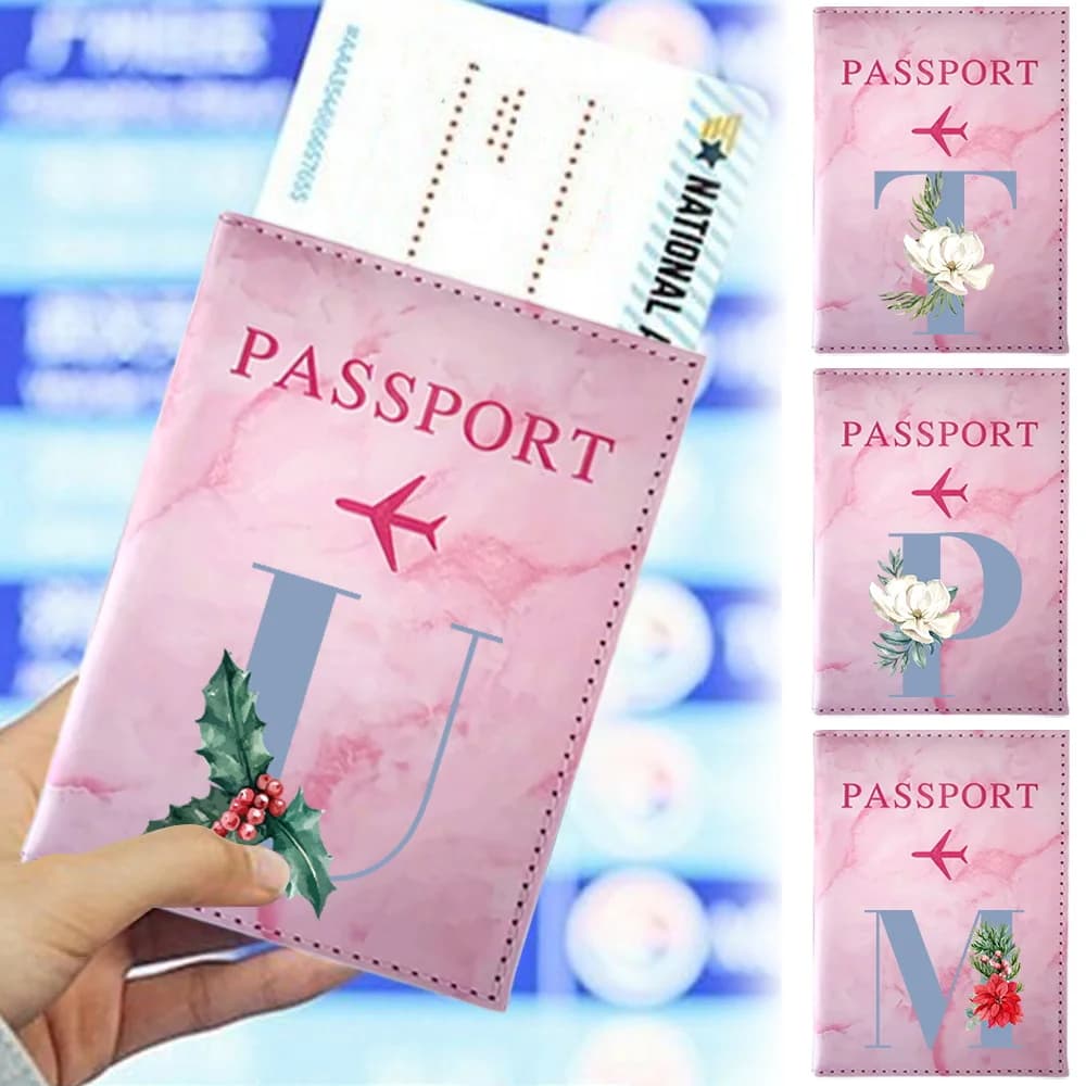 Custodia per Passaporto e Biglietti Aerei, Porta Passaporto alla Moda per Essenziali da Viaggio Multifunzione, Serie Blu