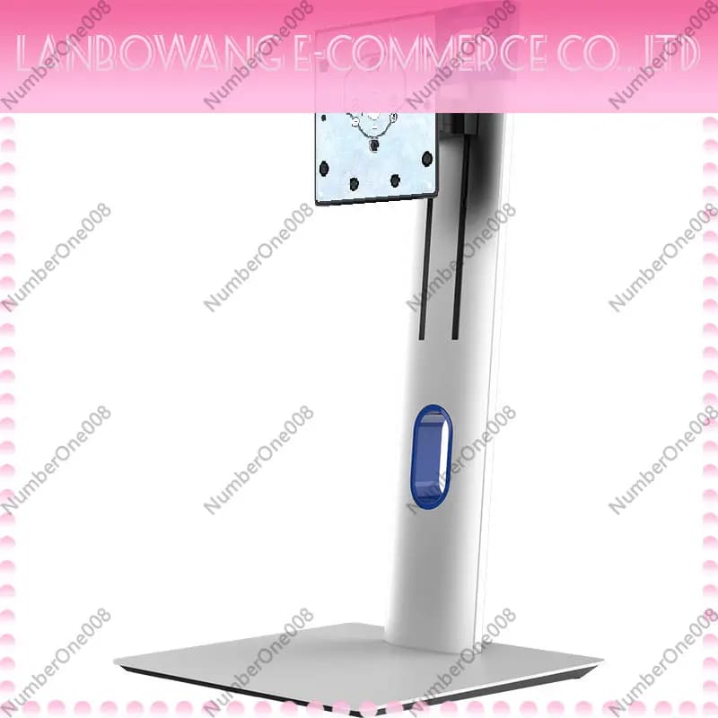 Aluminum Rotating Lifting Monitor Stand Base, 22-34 Inch Height Adjustable Swivel Tilt Table Mount for LCD Screen