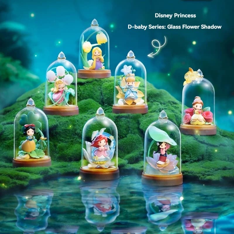 Princess D-Baby Flowers and Shadows Blind Box Lamp Souls Mystery Box Mysterious Toys Surprise Decor Ornaments for Desktop Gift