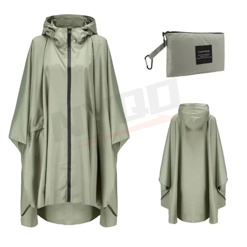 Impermeabile per adulti in nylon per moto donna uomo tenda impermeabile copertura antipioggia indossare all'aperto escursionismo cappotto antipioggia poncho giacca mantello