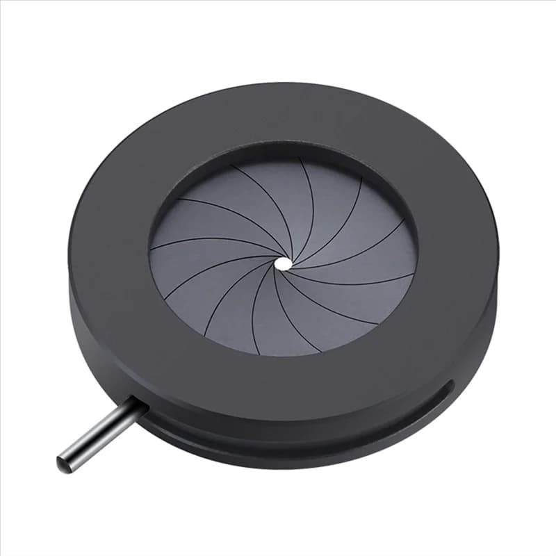 Membrana dell'Iris meccanica regolabile con apertura manuale da 1,5-23 mm Membrana dell'Iris per microscopio per fotocamera digitale Iris SK23-LICG