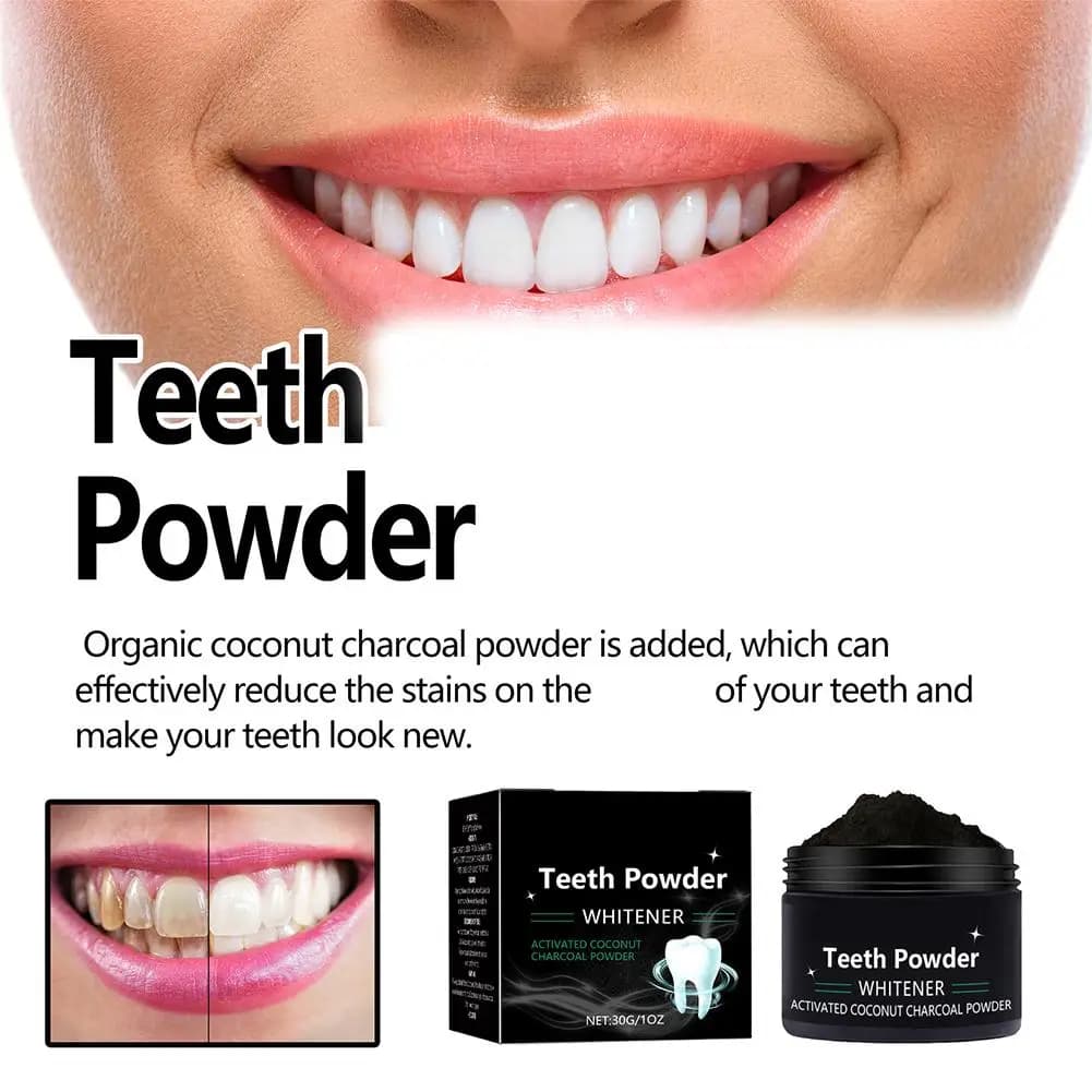 Teeth Whitening Powder,Natural Whitening and Deep Tooth Deep Cleaning Powder,Teeth Stain Remover,Natural Fresh Breath