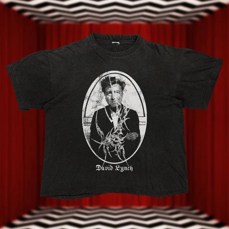 David Lynch's "Twin Peaks" T-shirt Movie Men's T-shirt Summer New Harajuku Style Unisex Casual T-shirt