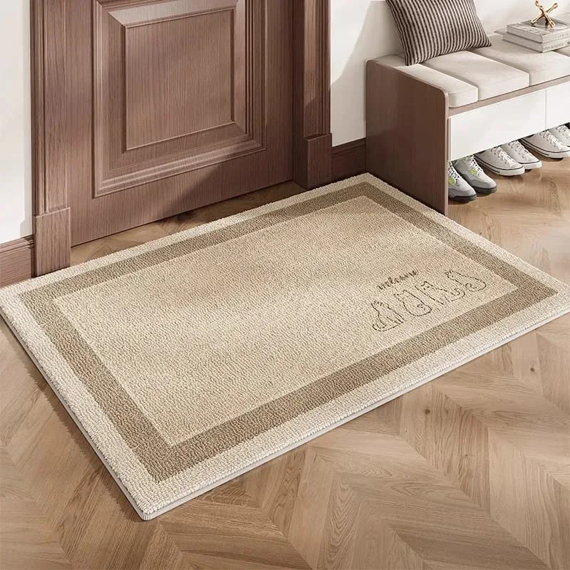 VIKAMA Tappetino Moderno Semplice per Ingresso, Antiscivolo, Resistente allo Sporco, per Interni, Cucina, Camera da Letto, Decorazione Casa