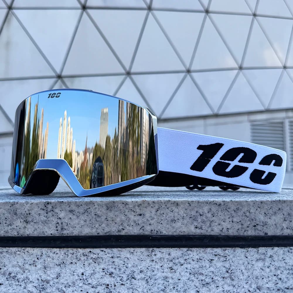 Lenti magnetiche Occhiali da sci Doppio strato Lente HD Sci Anti-appannamento Occhiali da snowboard Uomo Lenti trasparenti Occhiali da sci Occhiali