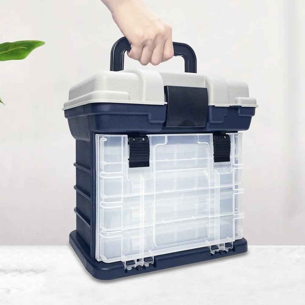 Multifunctional Storage Box 5 Layers LUYA Portable Sea Fishing Boat Fishing Tools LUYA Fishing Box