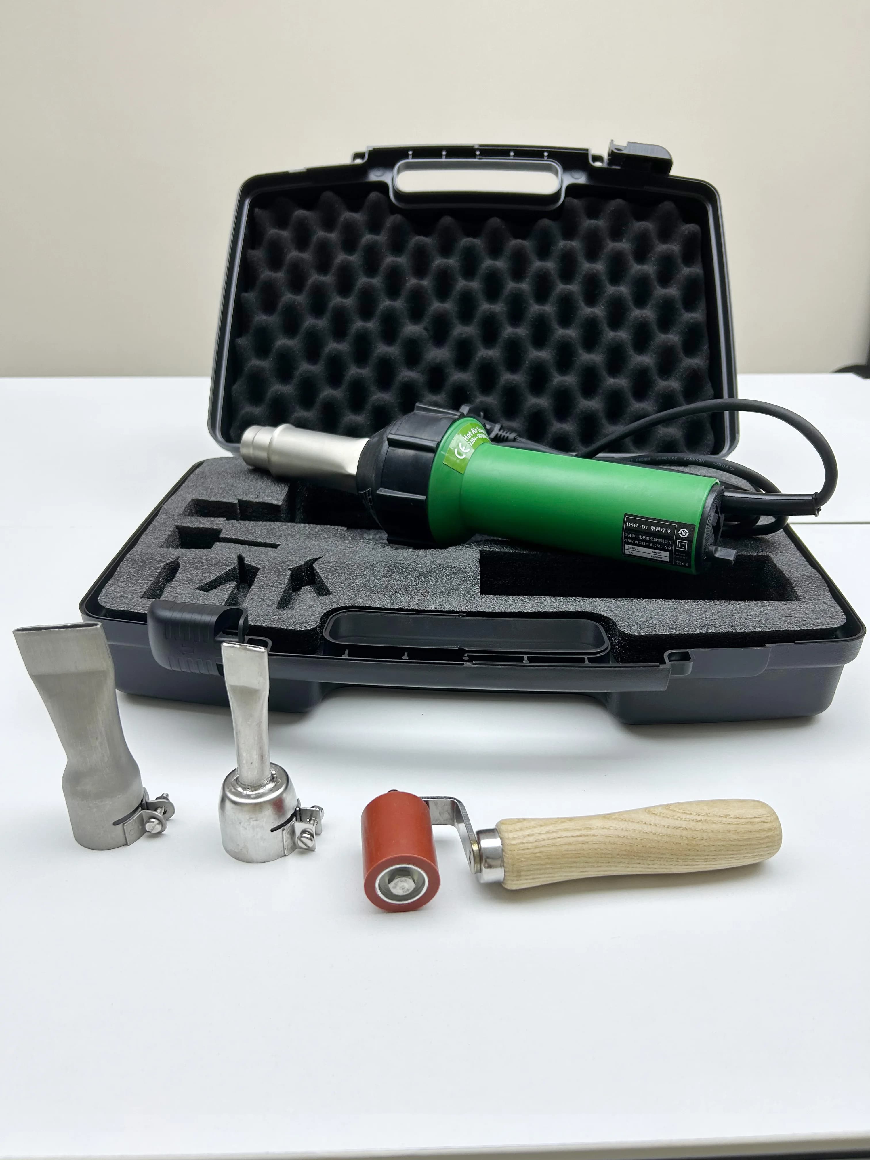 Nuovo arrivo 1600W pistola per saldatura manuale in plastica saldatrice per pistola termica ad aria calda per pavimento in vinile PVC, PP, riparazione plastica PE