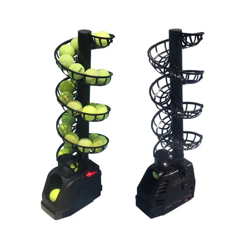 Macchina per servire palline da tennis, macchina per lanciare palline da tennis a 7 sezioni per 30 palline