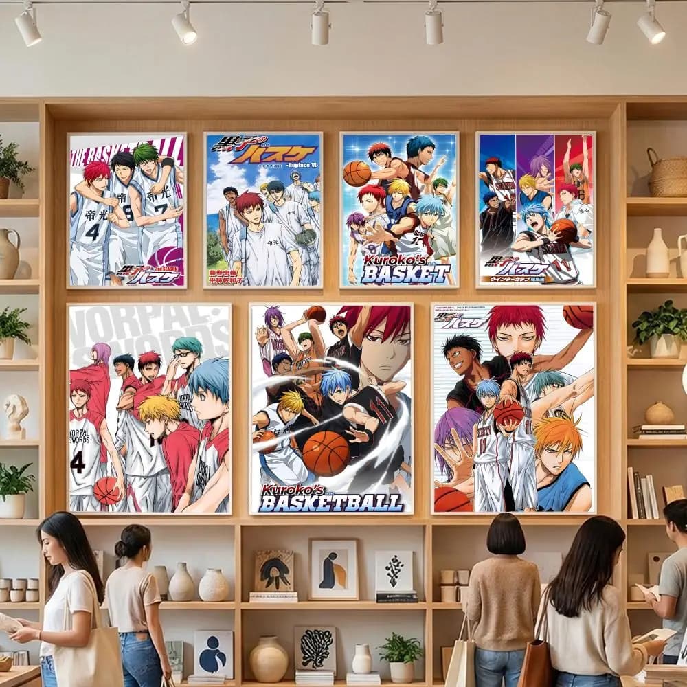 Popular Soul Poster K-Kuroko'sS B-BasketballS =HD= Self-adhesive waterproof wall decoration, without tools