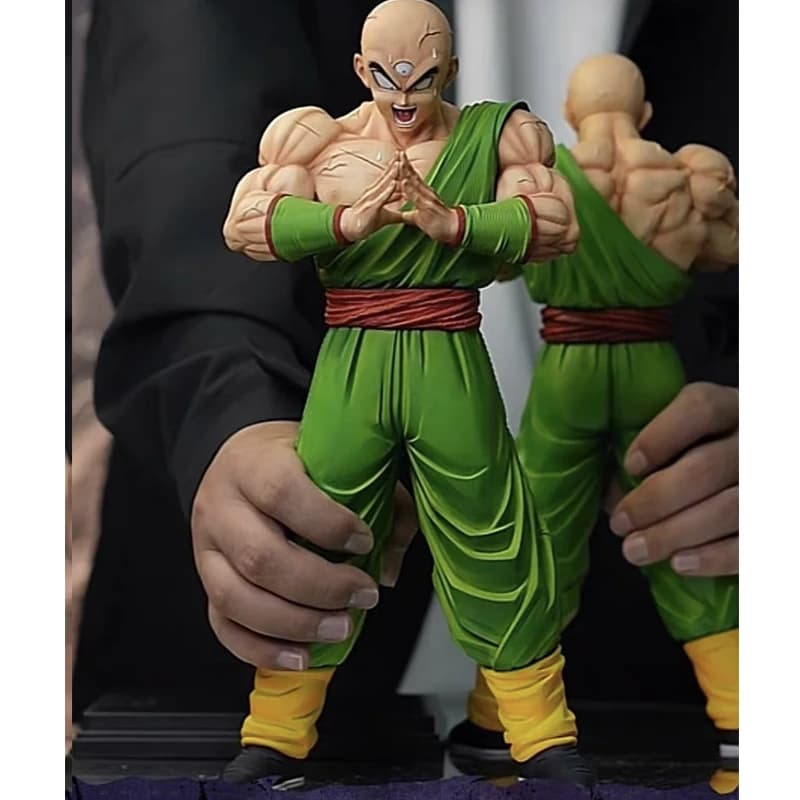 32 cm/12.6 pollici Anime Dragon Ball Z Tien Shinhan Figura Gk Kikoho Action Figures Collezione di statue Modello in PVC Giocattoli per bambini Regali
