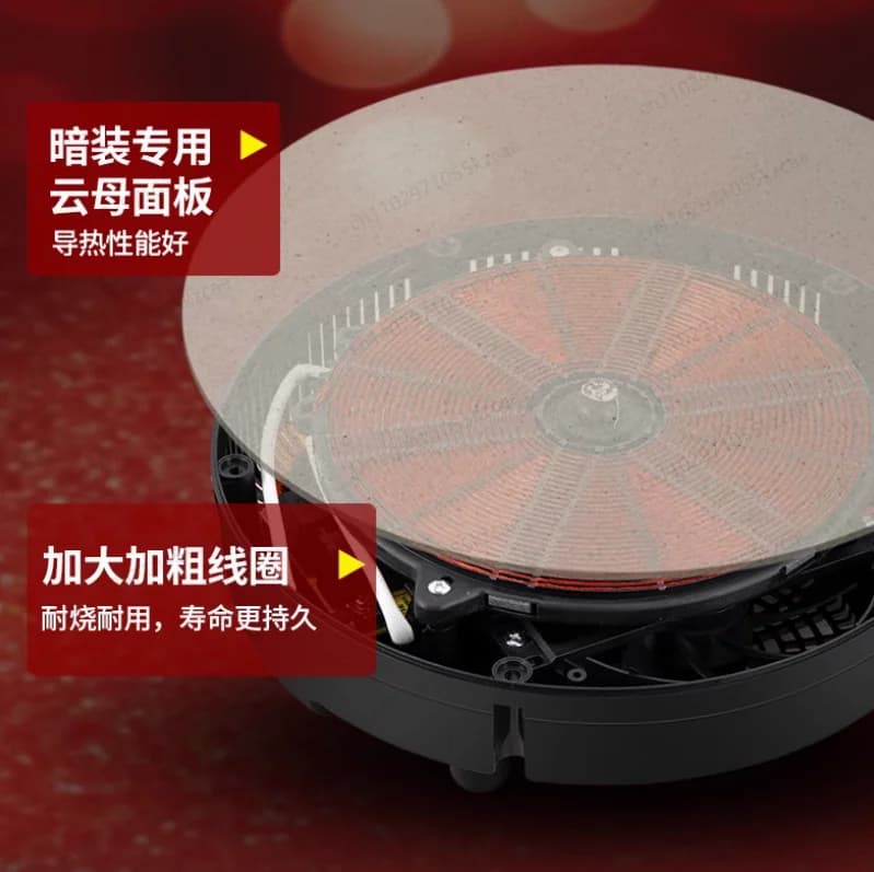 Piano Cottura a Induzione Nascosto – Tavolo Hot Pot a Scomparsa Sotto la Lastra, Piano Cottura Commerciale Invisibile Integrato