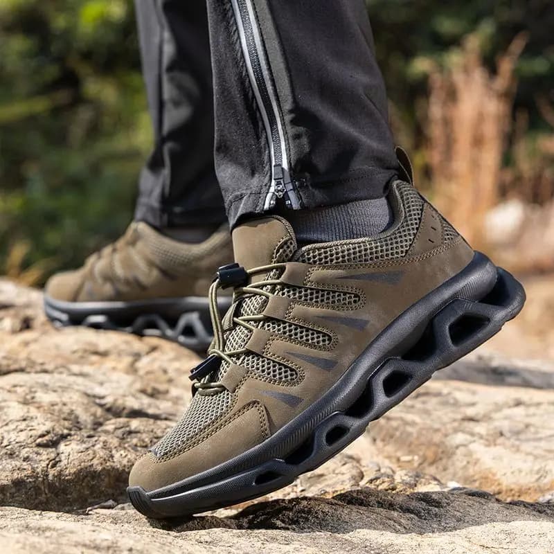 Scarpe da trekking professionali da uomo, scarpe da montagna estive, scarpe da trekking antiscivolo, stivali da uomo per esterni, scarpe da passeggio resistenti per uomo