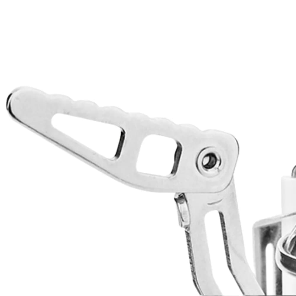 Ultralight Portable Stainless Steel Camping Stove with Electronic Ignition for Backpacking Hiking and Outdoor Cooking