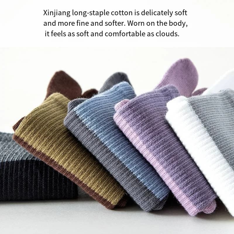 Spring and Autumn Yoga Pilates Socks Women's Medium Tube Pure Cotton Boneless Five-Finger Indoor Professional Non-slip Sweat-absorbing Socks
