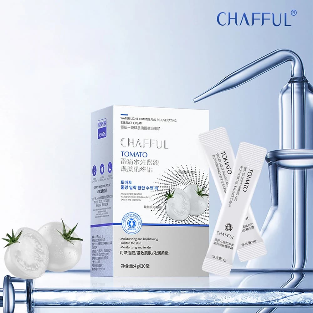 Night Face Mask at Moisturizing Tomato, Rassodante and Regenerante, Face Cream Collagen Repairer, Skin Care Products