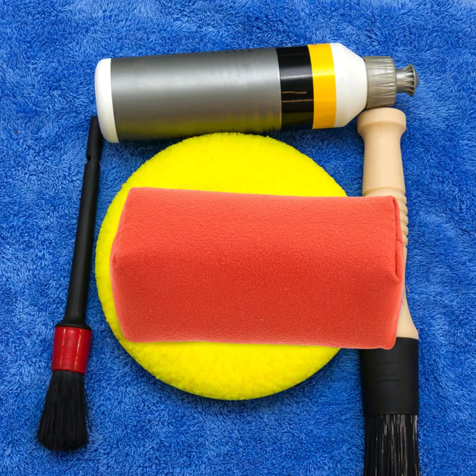 Spugna per Rivestimento Ceramico Auto, Applicatore Morbido Anti-Graffio per Protezione Vernice, Lucidatura, Ceratura e Dettaglio Auto