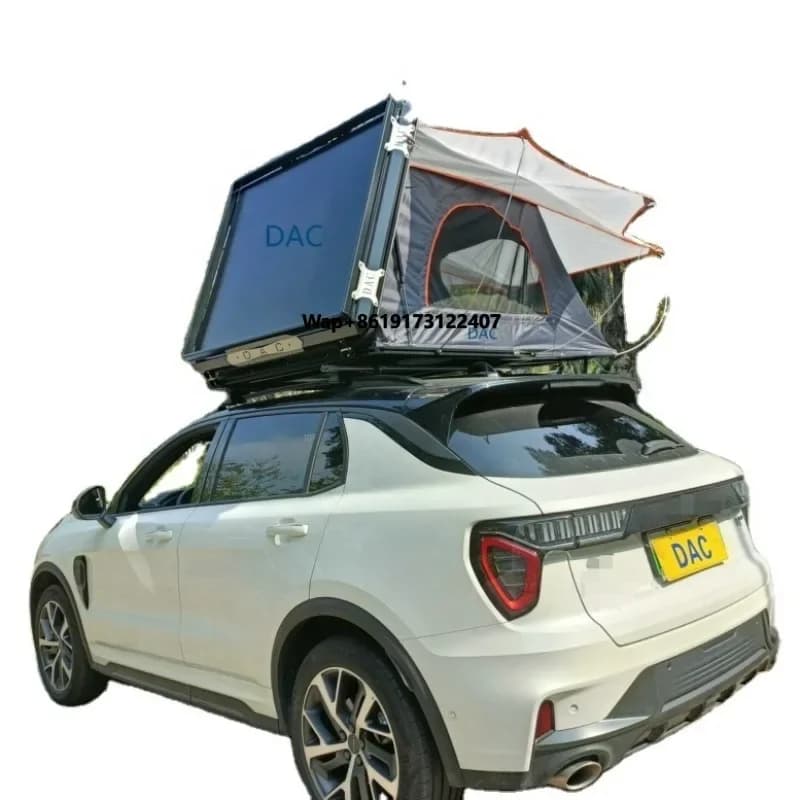 Roof 4X4 Offroad, Lightweight, Aluminium, Foldable, Rigid Guscio, for Car and Truck, Camping Tent