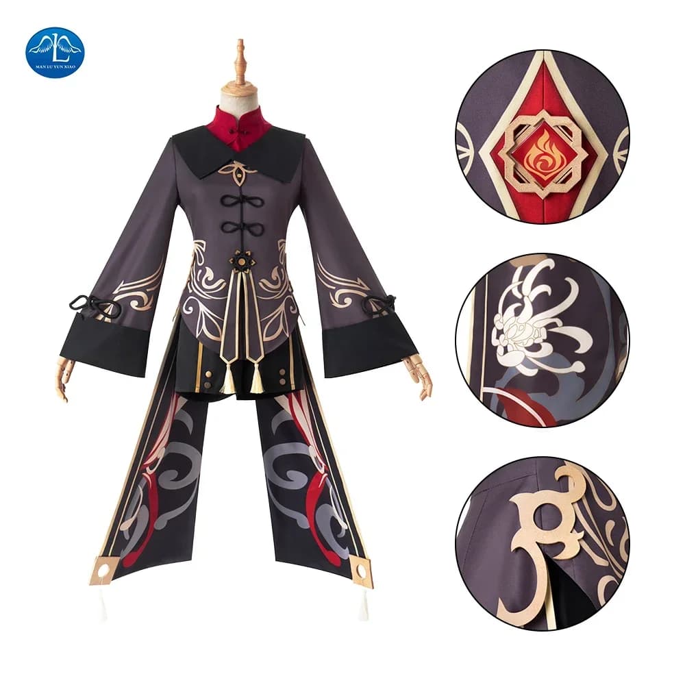 Anime Genshin Impact Hutao Costume Cosplay Vestito Anime Gioco Uniforme Costumi di Halloween per le donne Cosplay Abiti Anime