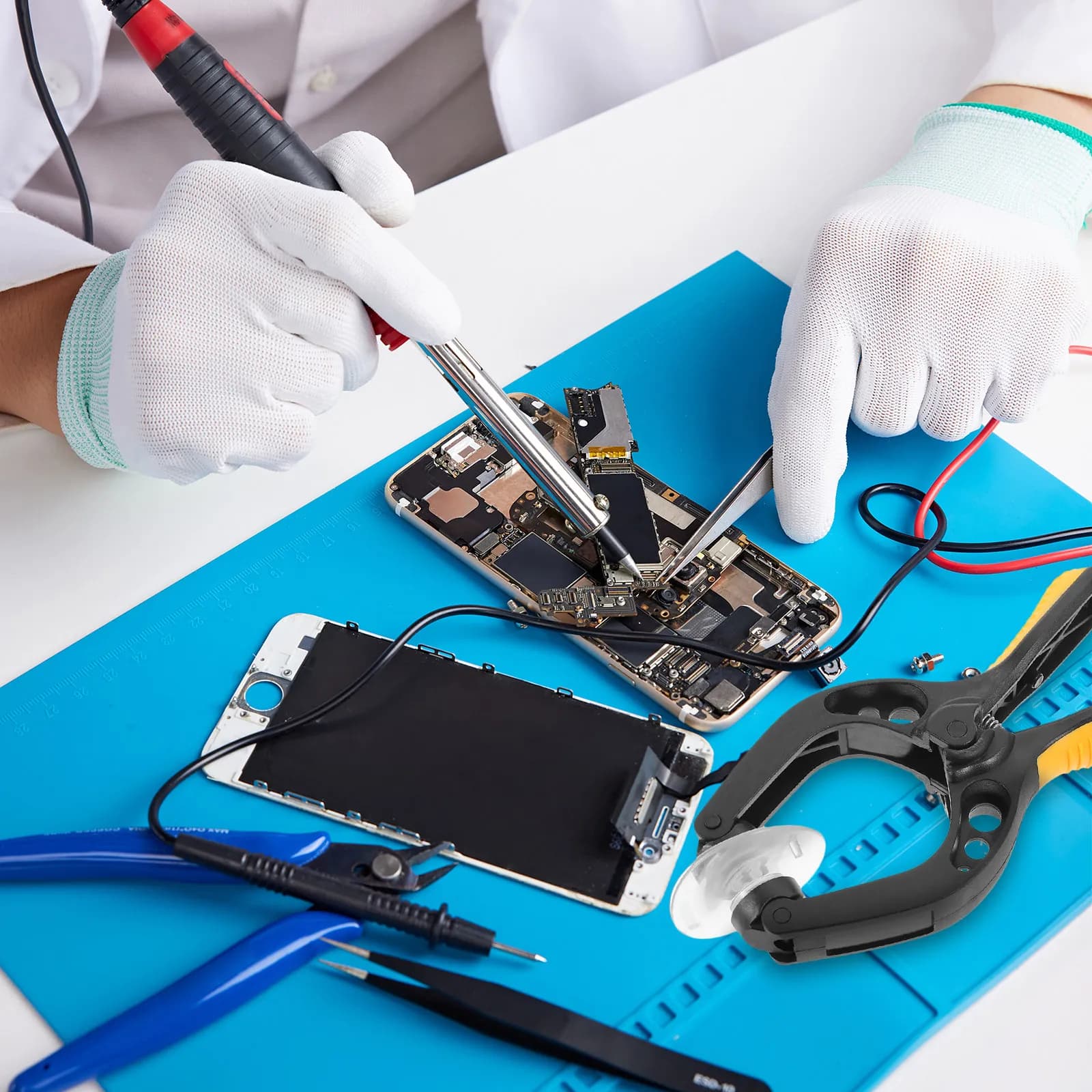 Strumento Professionale Separatore a Ventosa per Schermi di Telefoni con Impugnatura Antiscivolo per Riparazione e Apertura di Schermi LCD su Smartphone e Tablet