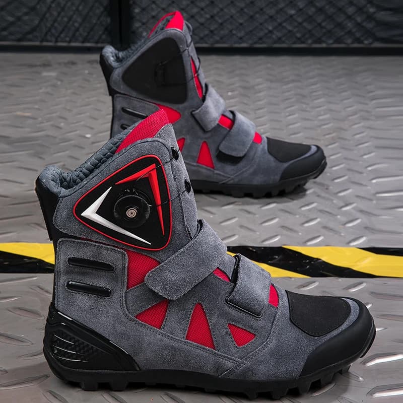 Stivali protettivi da moto da strada professionali traspiranti Viaggi Tempo libero Comode scarpe sportive da esterno protettive antiscivolo