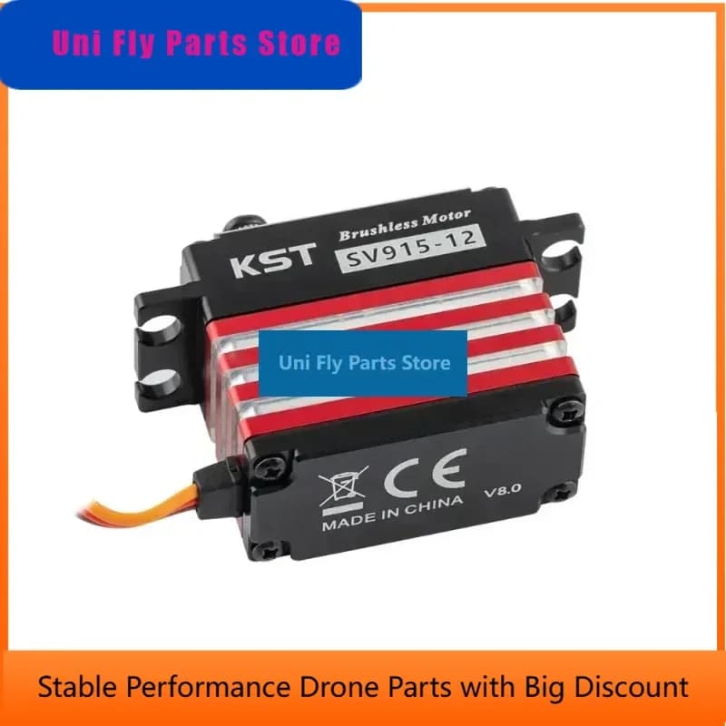 UniFlyOriginal KST SV915-12 Cyclic Servos HV Brushless Metal Gear 30Kgf.cm 0.07sec Servo For 550-700 Class RC Helicopters