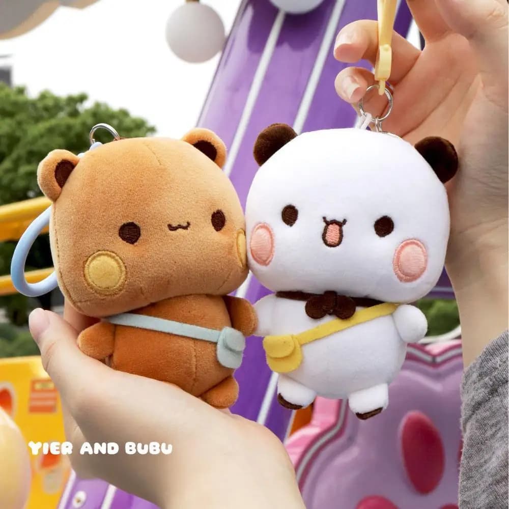 Bubu E Dudu Panda Peluche Simpatico Cartone Animato Orso Peluche Bambola Kawaii Morbido Peluche Cuscino Giocattoli Per I Bambini Di Compleanno Regali Di Natale