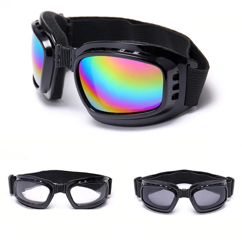 Occhiali da moto occhiali da sole UV antiriflesso protezione antivento occhiali da sci antivento antipolvere attrezzatura da equitazione antispruzzo