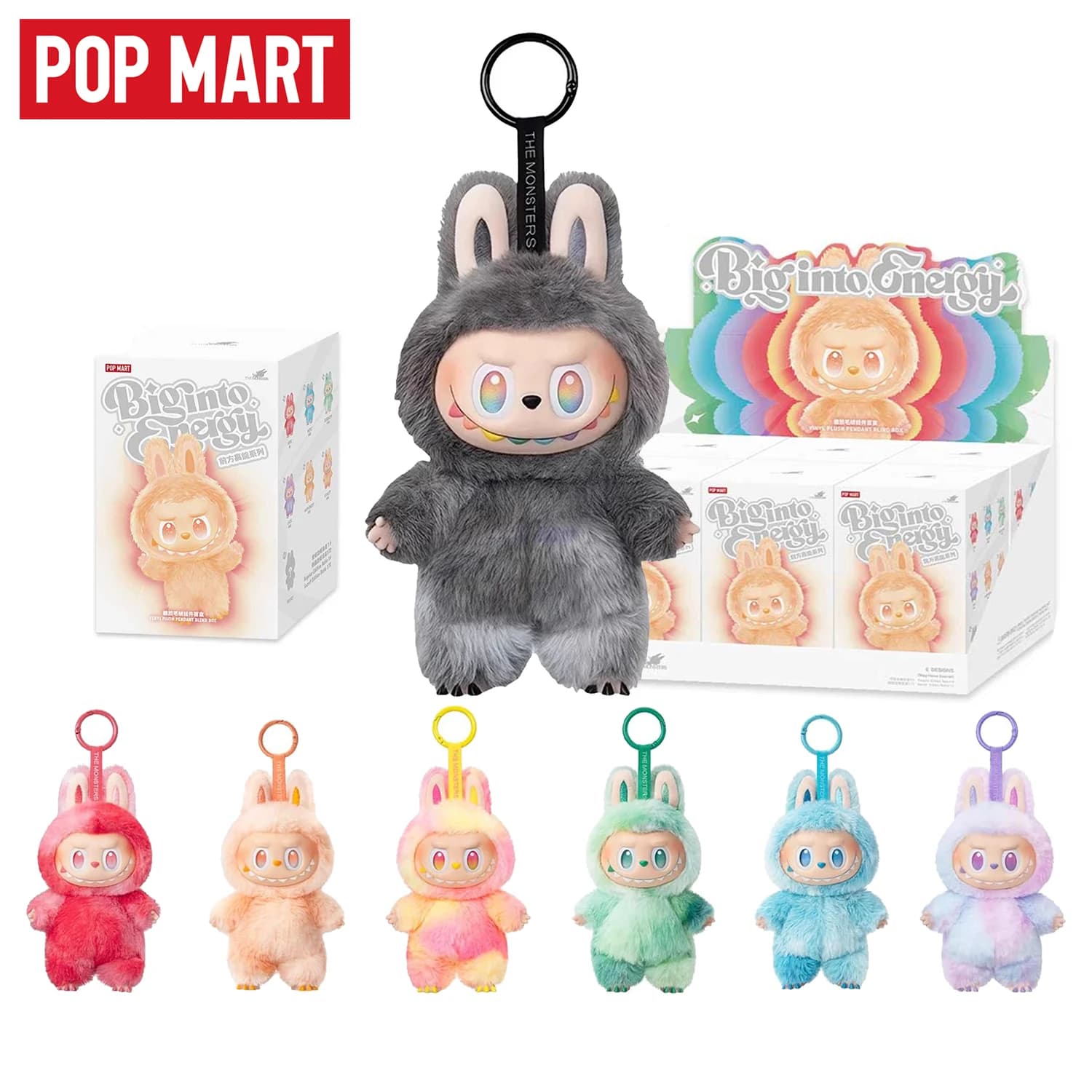 New Series 2026 Blind Box Toy Big into Energy Labubu Doll Casual POP MART Figure Surprise Collection Model for Fan Gifts