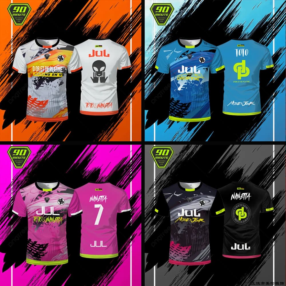Maglia da Calcio Estiva Traspirante a Rapida Asciugatura da Uomo, Personalizzabile, per Sport all'Aperto - Acquista Ora!
