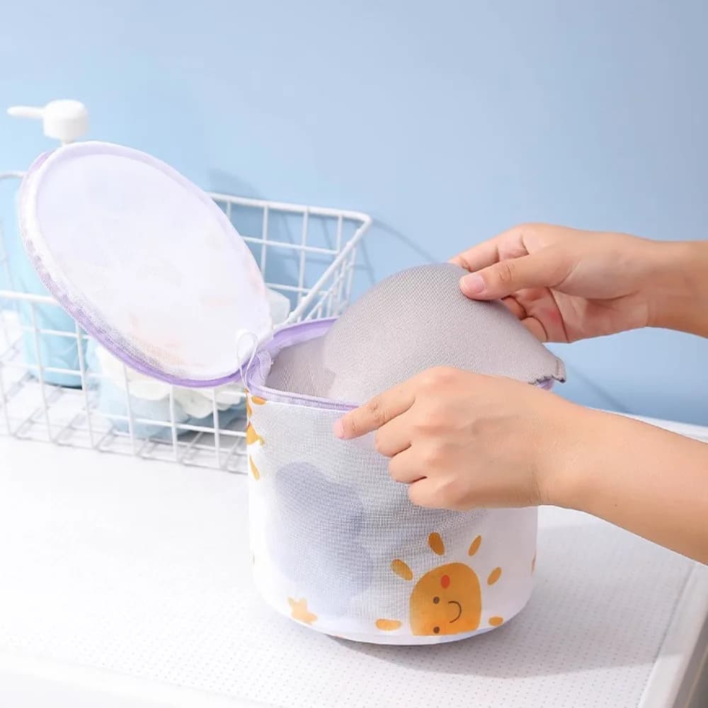 Handbags for washing machine Handbags for laundry Foldable mesh washing bag Clothing Organizer Print Bag for laundry
